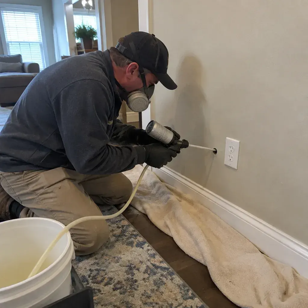 Termite Foam for termite treatment in High Point, NC